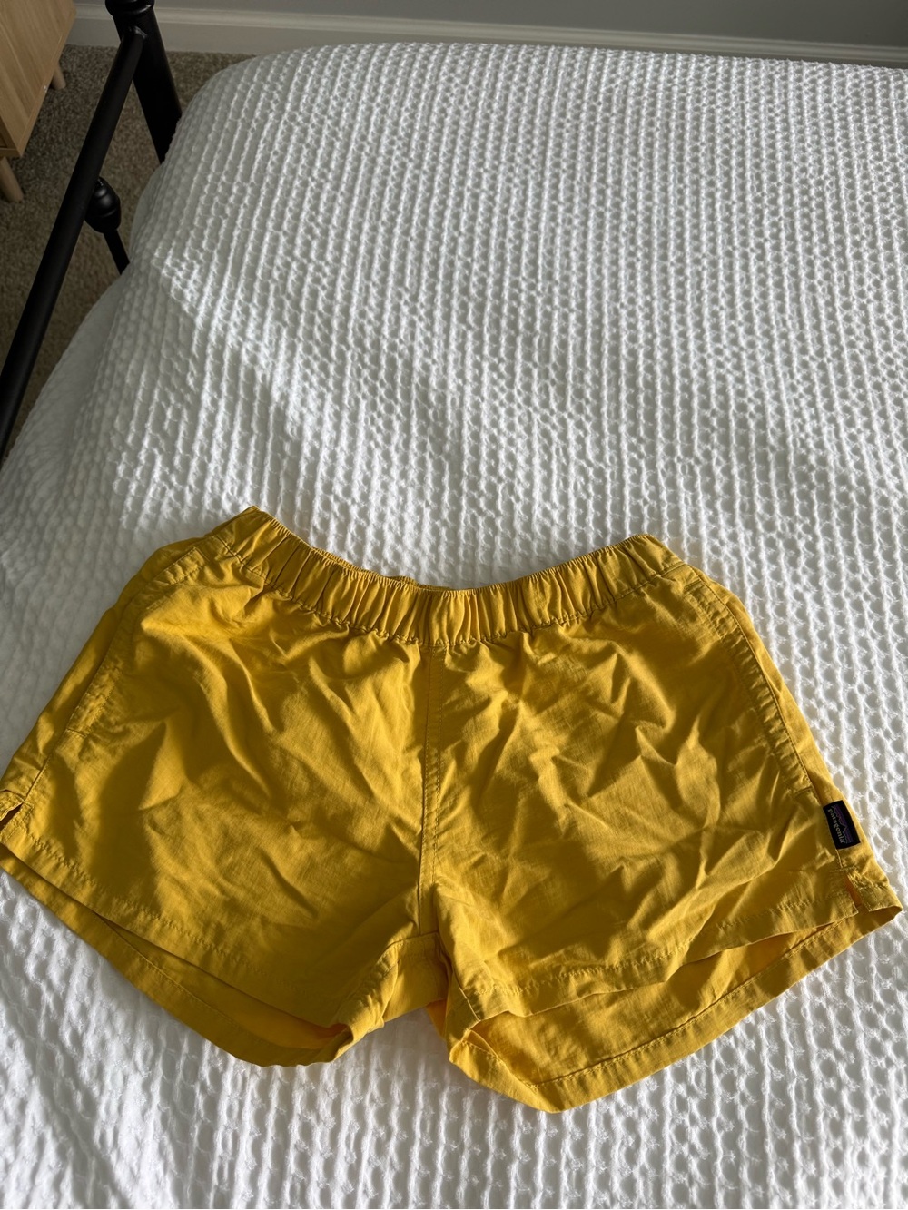 Patagonia Yellow Women's Athletic Shorts
